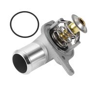 INFINAUTO Termostato dell'Auto Termostato Interno dell'Assemblea Corpo Termostato del Liquido di Raffreddamento No.12571261 per Chevrolet Silverado 1500 1999-2003 Lega Alluminio Tono Argento