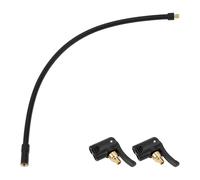 INFINAUTO Tubo di prolunga per gonfiatore pneumatici 15,75 pollici 7,8 mm ID per auto moto bicicletta Pompa d'aria Estendi adattatore tubo valvola pneumatici con valvola d'aria indeformabile