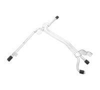 INFINAUTO Tubo per radiatore N. 06E121083F per Audi A6 Quattro 3.0L V6 2012 - 2015 argento ferro 1 pezzo tubo refrigerante buona guarnizione