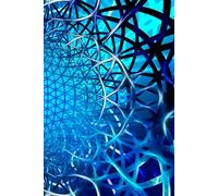 Infinite Blue Grid: Hardcover Lined Journal for Writing and Daily Reflection - 185 Pages from Pass Productions