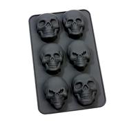 infinite by GEDA LABELS 13657 - Teglia in Silicone, per Muffin, Motivo: Teschi