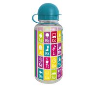 infinite by GEDA LABELS (INFKH) 14342 Tritan Borraccia anlaut Tabelle, Circa 350 ML, Plastica, Multicolore, 6,2 x 17 cm
