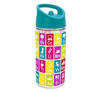 infinite by GEDA LABELS (INFKH) - Borraccia unisex per ragazzi con tabella, 450 ml, multicolore, 450 ml