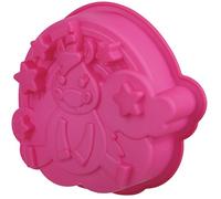 infinite by GEDA LABELS (INFKH) - Stampo in silicone con unicorno, 25 x 21 x 6 cm, colore: Rosa