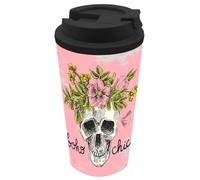 infinite by GEDA LABELS (INFKH) - Tazza da caffè con teschio bohochic, 400 ml