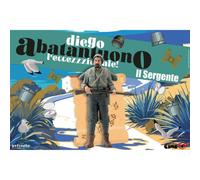 DIEGO ABATANTUONO Figura 12cm SERGENTE LORUSSO Scena Film MEDITERRANEO Cinemini