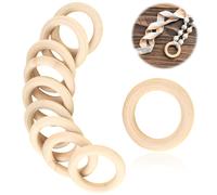 Infinite possibilitÃ : progetti di macramÃ¨ da dipingere e avvolgere, anelli di legno lisci per la creativitÃ , decorazioni personalizzate, anelli di