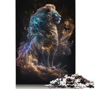 Infinite Pride Of The Lion Jigsaw Puzzle Impossible 1000Pcs Decorazione Per La Casa. Giochi Rilassamento E Intelligence Per Adulti E Bambini Da 12 Anni 1000pcs (38x26cm)