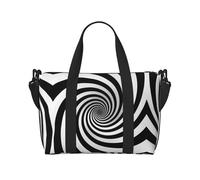 Infinite Spiral Travel Duffle Bag-Lightweight Carry On Weekender per uomini e donne, borsa impermeabile per la notte in palestra viaggi nel fine settimana