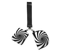 Infinite Spiral Vortex - Portafoglio portachiavi da donna - Piccola borsa da polso per chiavi e carte, confezione da 2 tasche con cerniera per corsa, palestra, viaggi, sport all'aria aperta