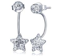 Infinite U orecchino in argento 925 e cristallo pendenti orecchini l' Stella e la sfera brillante elegante