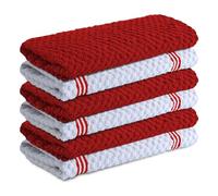 Infinitee Xclusives Strofinacci di alta qualità, confezione da 6, 100% cotone, 38 x 64 cm, ultra morbidi e altamente assorbenti, strofinacci in spugna per cucina, bar e pulizia quotidiana della casa,