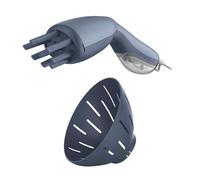 Infiniti Pro Conair - Spray portatile per capelli con diffusore da 17,8 cm, riscalda 30 secondi, vapore penetrante, aiuta a districare, rimodellare e riempire i ricci, blu