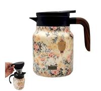 Infinitne Vintage Floral Pattern Tea, Built-In Infuser, Insulated Tea Pot with Infuser,Temperature Control Teas Kettle for Loose Teas(G,800ml)