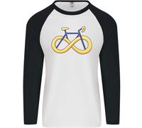 Infinito Bicicletta Uomo L/S Baseball T-Shirt
