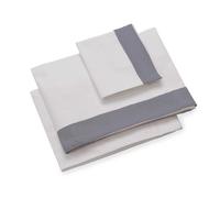 Infinito Set Lenzuola Culla 3 Pezzi Plumetì Grigio Italbaby