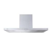 Infiniton CMPT-TSH9B63X - Cappa aspirante, larghezza 90 cm, 400 m³/h, design a T rovesciato, luce LED, 3 filtri in alluminio incorporati, B, lavorazione di alta qualità, in acciaio inox