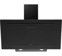 INFINITON CMPTRAL-TN96 - Campana tipo T rovesciata perimetrale, vetro nero, 3 velocità, controllo tattile, filtro in alluminio 5 strati, 2 luci LED, larghezza 90 cm