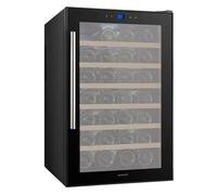 Infiniton Vinoteca WCL-28T (G, Capacità fino a 28 bottiglie, 6 ripiani di legno, display LED, porta di vetro, frigo per vino)