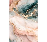 Infinitova Publishing Aesthetic Marble Lined Journal Notebook for Women, 120 Pages, 6" x 9" Paperback College Ruled Notebook for Writing, Work, School & Daily Journaling, Elegant Minimal Design