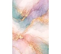 Infinitova Publishing Aesthetic Marble Lined Journal Notebook for Women, 120 Pages, 6" x 9" Paperback College Ruled Notebook for Writing, Work, School & Daily Journaling, Elegant Minimal Design