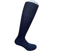 Infinity 12 Paia Calze Lunghe Uomo Sanitaria Caldo Cotone 100% Morbide di qualità Relax Riposanti Elasticizzate (12Paia Blu)