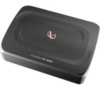 Infinity BassLink MINI Subwoofer attivo compatto 100W RMS e 200W max con altoparlante 6x8", struttura in alluminio, filtro passa-basso regolabile, bass boost e controllo remoto per suono potente