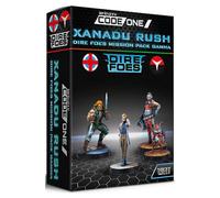 Infinity Code One Dire Foes Mission Pack Xanadu Rush Figure Giocattolo in miniat