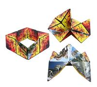 Infinity Cube - Cubo magnetico 3D anti-stress per bambini a partire da 8 anni e adulti, gioco di apprendimento IQ, dimensioni da viaggio 55 x 55 mm (C)