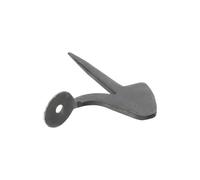 Infinity Decor Heavy Duty forgiato a mano ferro nero cera d'api rustico stile tradizionale Suffolk fermo mantenere pin cancello pezzo di ricambio per capannoni in legno porte