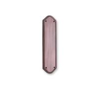 Infinity Decor Piastra protettiva in bronzo invecchiato georgiano con bordo a corda, 295 mm, ideale per porte interne ed esterne