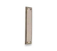 Infinity Decor Piastra protettiva in ottone anticato georgiano con bordo a corda, 290 x 67 mm, per porte interne ed esterne