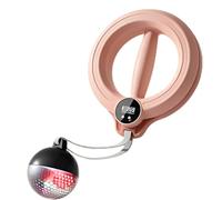Infinity Hoop for Arms, Infinity Arm Hoop, 360 Degree Smart Arm Exercise Equipment for Home Gym Workout, Bicep and Grip Trainer, Upper Body Fitness Equipment for Men Women (Pink, Count+Light up)