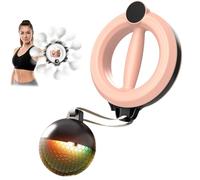 Infinity Hoop for Arms, Infinity Arm Hoop, 360 Degree Smart Arm Exercise Equipment for Home Gym Workout, Bicep and Grip Trainer, Upper Body Fitness Equipment for Men Women (Pink, Light up)