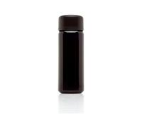 Infinity Jars Bottiglia in vetro ultravioletto nero con tappo a vite da 100 ml, ermetico, ricaricabile, con finitura per collo, per olio da massaggio, shampoo, lozioni, salse piccanti, tappo ermetico
