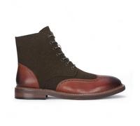 Infinity Leather Stivaletti Brogue in Pelle Marrone Kaki da Uomo - Clifford
