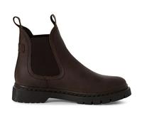 Infinity Leather Stivaletti Chelsea Classici da Donna in Pelle Marrone