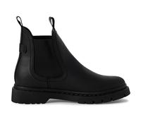 Infinity Leather Stivaletti Chelsea Classici da Donna in Pelle Nera