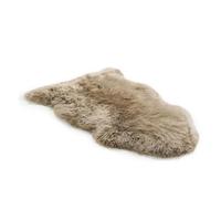 Infinity Leather Tappeto di Vera Pelle di Pecora - 100% Lana Naturale, Morbido, Soffice e Setoso, Plaid di Lusso per Camera da Letto, Divano o Pavimento, Caldo e Traspirante