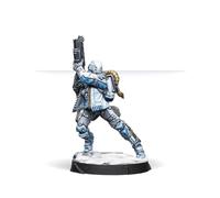 Infinity Miniatures - Infinity: Nokken, Special Intervention and Recon Team (Spitfire) - Miniatura non verniciata di Corvus Belli - Compatibile con Infinity e altri giochi di ruolo da tavolo TTRPG