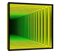 Infinity Mirror Light, lampada a tunnel 3D LED con music Sync, Smart App e telecomando, modalità 358 RGB per la stanza di gioco, arredamento della camera da letto, terapia sensoriale, montaggio a pare