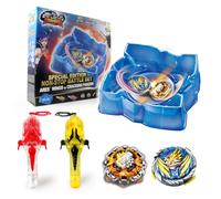 Infinity Nado Set da Battaglia con Arena, Top da Battaglia con 2 Lanciatori magnetici 2 trottole in metallo, Giocattolo per bambini per ragazzi ragazze 5 6 7 8 9 10 11 Anni