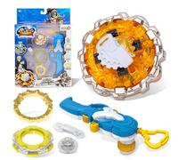 Infinity Nado Trottola con lanciatore magnetico Cracking Panzer trottole in metallo, trottole per bambini ragazzi ragazze 5 6 7 8 9 10 11 anni