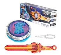 INFINITY NADO trottola in metallo, Battle Tops lanciatore, trottole per bambini da 5 6 7 8 9 10 11 12 anni, Standard Pack Gold Warrior Phoenix