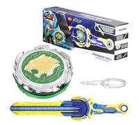Infinity Nado trottola per bambini in metallo, Battle Tops lanciatore di trottole per bambini, trottole per bambini da 5 6 7 8 9 10 11 12 anni, Standard Pack Lightning Leopard