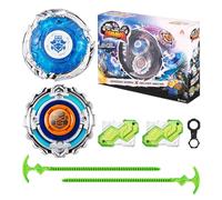 INFINITY NADO trotttola serie Spl, metallo battle tops trottola con lanciatore, giocattolo per bambini ragazzi da 5 6 7 8 9 10 11 12 anni, Shadow Shark & Delver Mecha