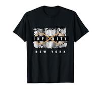 Infinity New York City Fashion Novelty Graphic Cool Designs Maglietta