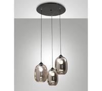 FABAS LUCE Infinity lampada a sospensione E27 3 x 40 W Ø55 cm, 3519-47-126, Infinity [Lampade per Interni > Lampade a Sospensione]