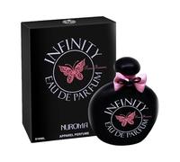 InfinityPourFemme 100 ml | Soft Floral & Sweet Notes | ElegantBlack Bottle with Pink Bow