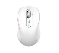 INFINMIND Mouse Bluetooth Senza Fili con Smart Flying Scroll, Rotellina ergonomica per il pollice, silenzioso per 3 dispositivi - Compatibile con Windows/Mac OS/Chrome/Android (Nero)